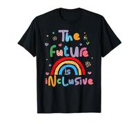 L'avenir est inclusif Rainbow Pride pour les tout-petits et les enfants LGBTQ+ T-Shirt