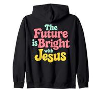 L'avenir est lumineux avec Jésus Sweat à Capuche