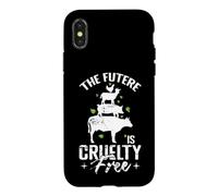 l'avenir est sans cruauté Envers Les Animaux Coque pour iPhone X/XS