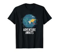 L'Aventure Attend Les Vacances de Voyage T-Shirt Graphique avec Valeur
