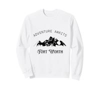 L'Aventure Attend Les Vacances Voyage Fort Worth Sweatshirt