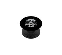 L'Aventure Attend Une Tente Cool et Une scène de Montagne PopSockets PopGrip Adhésif