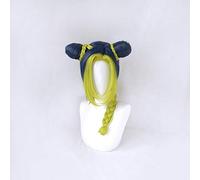 L'aventure Bizarre de JOJO Jolyne Cujoh Kujo Buns tresses perruque Cosplay Costume résistant à la chaleur cheveux synthétiques JOJO femmes perruques 5
