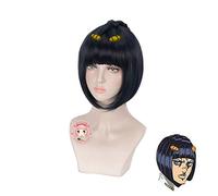 L'aventure Bizarre de JOJO vent d'or Bruno Bucciarati perruque Cosplay Costume résistant à la chaleur cheveux synthétiques hommes femmes Cosplay perruques