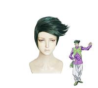 L'aventure Bizarre de JOJO vent d'or Rohan Kishibe perruque Cosplay Costume résistant à la chaleur cheveux synthétiques hommes femmes perruques de fête