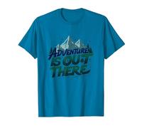 L'Aventure, C'est Le Camping en Montagne T-Shirt, Homme, Saphir, 3XL