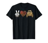 L'Aventure, C'est Le Voyage, Peace Love, 4x4 Tout-Terrain T-Shirt
