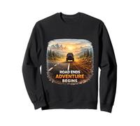 L'Aventure Commence au-delà de la Route Sweatshirt