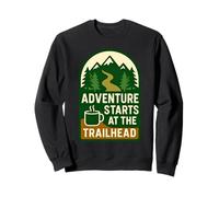 L'Aventure Commence chez The Trailhead Outdoor Explorer Sweatshirt