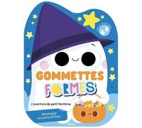 Auzou Gommettes formes – L'aventure de Petit Fantôme – Développe la motricité fine