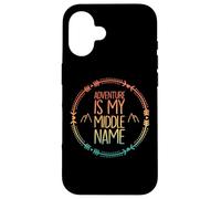 L'Aventure est Mon deuxième prénom Outdoor Explorer Style Coque pour iPhone 16