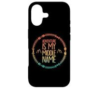 L'Aventure est Mon deuxième prénom Outdoor Explorer Style Coque pour iPhone 17