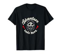 L'Aventure s'arrête Ici Inspiré du Vintage T-Shirt