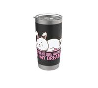 L'aventure vous attend dans mon pyjama Dreams Gobelet isotherme en acier inoxydable double paroi
