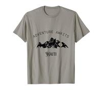L'Aventure Vous Attend Voyage de Vacances Haiti T-Shirt