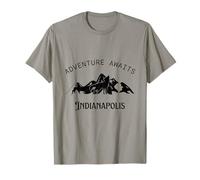 L'Aventure Vous Attend Voyage de Vacances Indianapolis T-Shirt