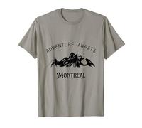 L'Aventure Vous Attend Voyage de Vacances Montréal T-Shirt