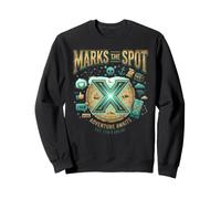 L'Aventure X Marks The Spot Vous Attend, Un trésor numérique Nautique Sweatshirt