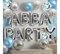 LaVenty ABBA Décorations de fête Ballons disco sur le thème Mamma Mia