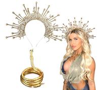 LaVenty bandeau de méduse étoiles coiffe de méduse couronne de serpents