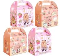 LaVenty boîtes cadeaux capybara douze pièces sachets bonbons popcorn | boîtes cadeaux capybara douze pièces sachets bonbons popcorn accessoires fête anniversaire réception bébé