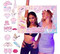 LaVenty Cadre irisé pour Accessoires de photomaton d'anniversaire C'est Moi Bonjour Je suis la Fille de l'anniversaire C'est Moi Pancarte Fournitures pour fêtes d'anniversaire dans Mon ère juridique