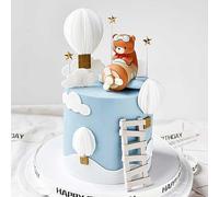 LaVenty dessus de gâteau avion décorations pour gâteaux d'avion décoration de gâteau avion décorations pour le 1er anniversaire de time flies décorations d'anniversaire d'avion pour la fête de bébé