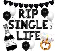 LaVenty Rip Single Life Décoration d'enterrement de vie de jeune fille Décoration d'enterrement de vie de jeune fille Décoration d'enterrement de vie de jeune fille Fête de mariage