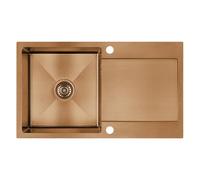 Laveo Marmara évier en acier inoxydable 76x44 cm cuivre SAM_811T