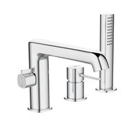 Laveo Pola mitigeur bain-douche pour baignoire chrome BAP013D