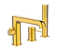Laveo Pola mitigeur bain-douche pour baignoire doré BAPG13D