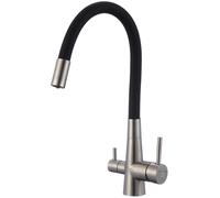 Laveo Riveco batterie pour filtre à eau sur pied acier inoxydable-noir BRI_768D