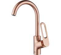 Laveo Tierra mitigeur de cuisine sur pied rose/violet-or/vieil or BAJ868U