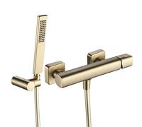 Laveo Tores Wandbrausearmatur champagner Gold