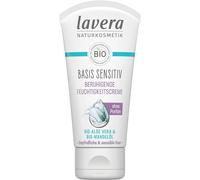 lavera basis sensitiv Crème hydratante apaisante - cosmétiques naturels - végan - Aloe vera bio & Huile d'amande bio - hydratant - soins de jour - sans parfum - certifié PETA - 1 x 50 ml