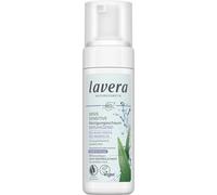 lavera Basis Sensitiv Mousse nettoyante - Cosmétique naturel - Végétalien - Aloe Vera bio et huile d'amande bio - Nettoyage du visage - Formule de nettoyage naturelle - 1 x 150 ml
