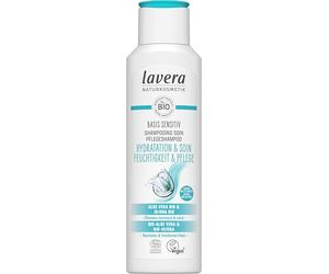 lavera basis sensitiv Shampooing Soin Hydratation & Soin - sans silicone - Hydratation intense & soin douceur - vegan - cosmétiques naturels - 250 ml
