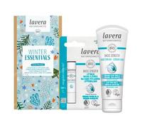 lavera Coffret cadeau - Les essentiels de l'hiver - Crème pour les mains et baume à lèvres - Cosmétiques naturels - Vegan