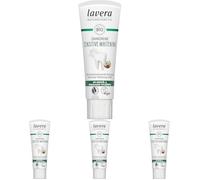 lavera Dentifrice blanchissant sensible - 5 fois - Blanchiment naturel - Doux pour l'émail des dents - Corps en cellulose de bambou et fluorure de sodium - Végétalien - 75 ml (Lot de 4)