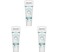 lavera Dentifrice Sensitive & Repair - Dentifrice Sensitive & Repair - Protection 24h - Bio-Camomille et Florure de Sodium - Végétalien - Cosmétique Naturel - 75 ml (Lot de 3)