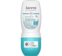 lavera Déo Roll-On Basis Sensitiv Natural & Sensitive NATURAL & SENSITIVE 48 h - Végétalien - Cosmétiques naturels - Aloe vera bio et minéraux naturels - sans aluminium - Protection 48 heures - 50 ml