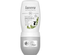 Lavera Deo Roll-On Natural & Invisible - 0% sels d' aluminium - vegan - Protection déodorante fiable 48h - cosmétiques naturels certifiés - moringa bio et de minéraux naturels - 50 ml