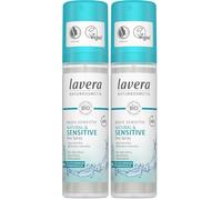 Lavera Deo Spray Basis Sensitiv - Natural & Sensitive - 0% sels d' aluminium - vegan - Protection déodorante fiable 48h - cosmétiques naturels - base d’aloe vera bio et de minéraux naturels - 75 ml