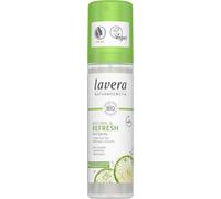 Lavera Deo Spray Natural & Refresh - 0% sels d' aluminium - vegan - Protection déodorante fiable 48h - cosmétiques naturels certifiés - citron vert bio et de minéraux naturels - 75 ml