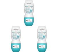 lavera Déodorant roll-on à base d'aloe vera bio pour peaux sensibles - Végétalien - Cosmétique naturel - Minéraux naturels sans aluminium - Formule sans alcool - Protection déodorante 48 h - 50 ml