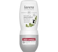 lavera Déodorant Roll-On Natural & Invisible 48h - Végétalien - Cosmétique naturel - Moringa bio et minéraux naturels - Sans aluminium - Protection 48h - Protection fiable sans résidus - 75 ml