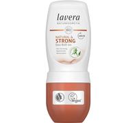 Lavera Déodorant roll-on naturel & fort 48+ h - Végétalien - Cosmétique naturel - Ginseng bio et minéraux naturels - Sans aluminium - Protection fiable - 48 heures de protection - 50 ml