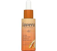 lavera Glow By Nature Booster éclat vitamine C Sérum visage - estompe les taches pigmentaires et les marques d’acné - neutralise et prévient les dommages causés par les radicaux libres - 30 ml - vegan