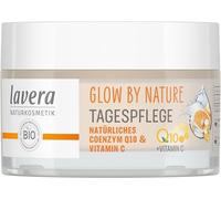 lavera GLOW BY NATURE Soins de jour - cosmétiques naturels - végan - Q10 & Vitamine C - hydratant - soins de jour - revitalisant - certifié PETA - 1 x 50 ml