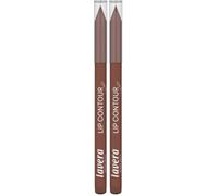 lavera Lip Contour -Soft Mocha 08- - Confère un contour des lèvres précis - Sensation de légèreté, sans dessécher - Fini mat velouté - 1,4 gram (Lot de 2)